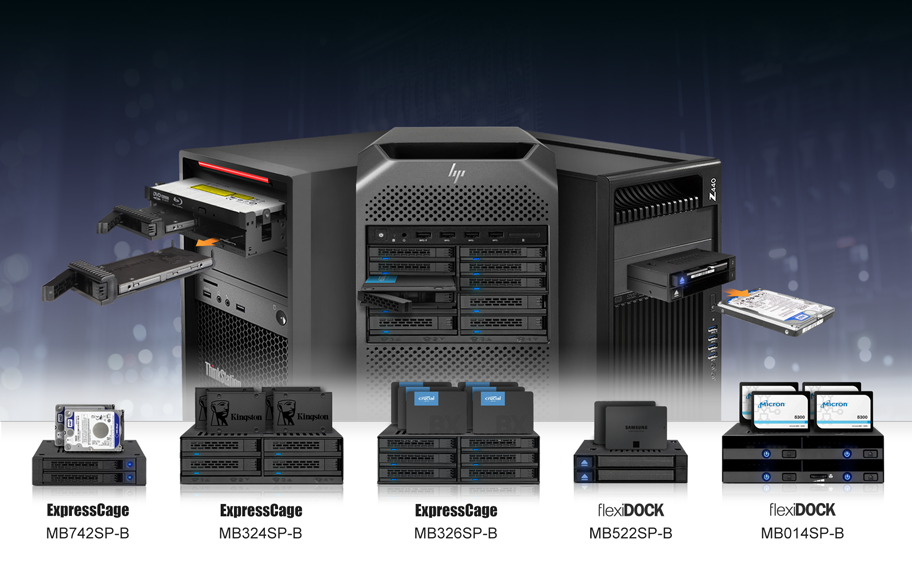 ExpressCage & flexiDOCK SSD/HDD Wechselrahmens